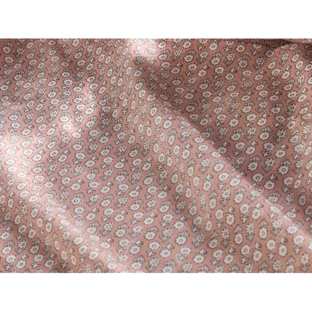 Anthropologie STANDARD Size Pillowcases Set 2 Pink Liza Floral Cottagecore - Picture 3 of 4